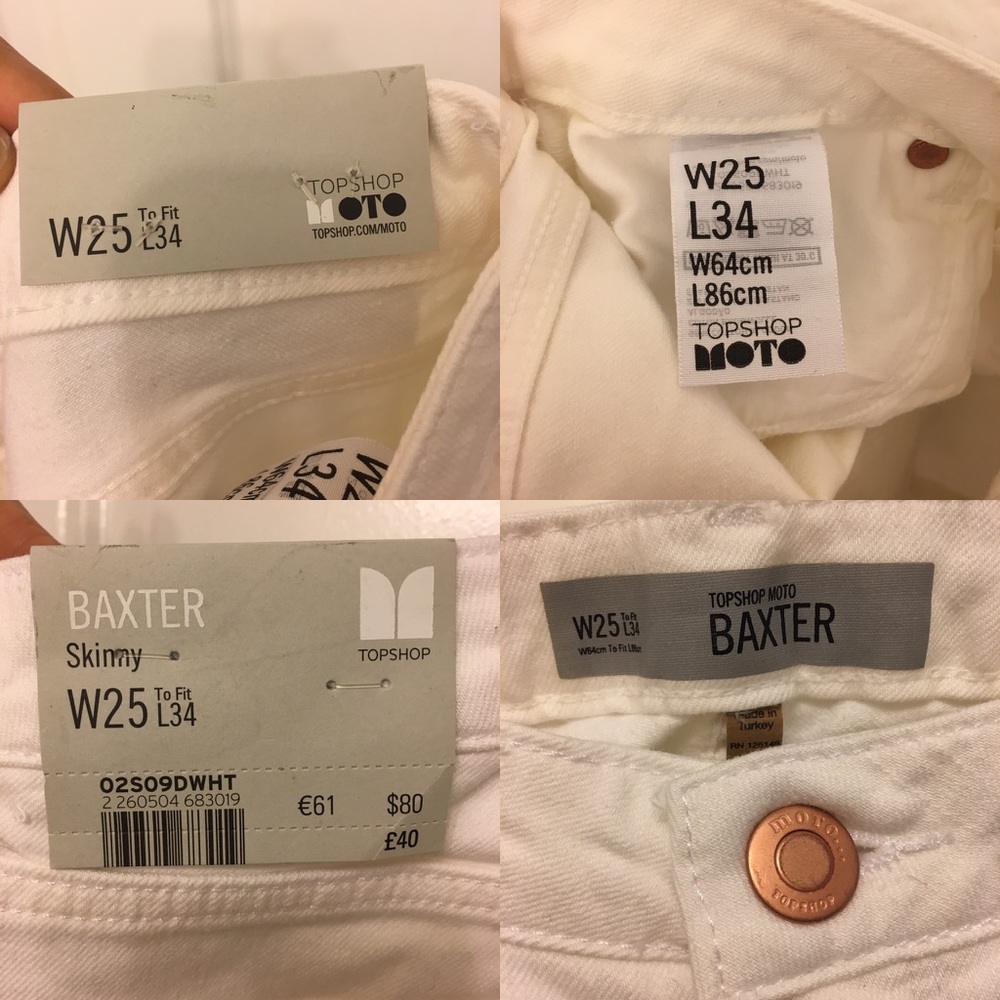 Topshop Boxter White Jean - Picture 4 of 8